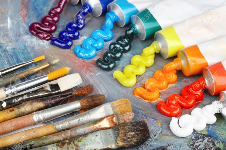 3470448-Palette-de-peinture-huile-et-pinceaux-Banque-dimages_58ab7