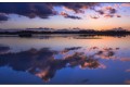 couché de soleil sur la brenne