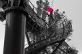 le parapluie rouge....