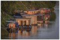 Toues cabanées en bord de Loire