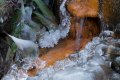 gel autour de l'arrivée d'eau