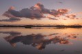 nuages au soleil couchant