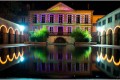 illumination de la mairie de bressuire 