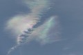 Nuage iridescent ou irisé