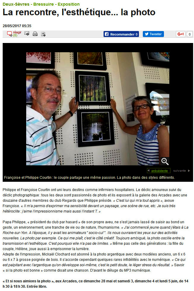 Nouvelle Republique 28052017 vernissage 65f57